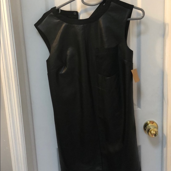 Faux leather dress - Picture 1 of 4